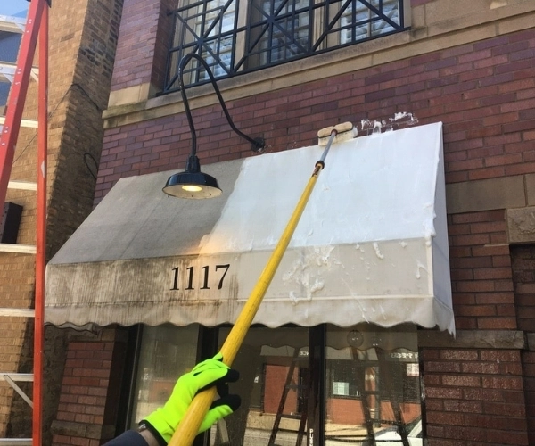Commercial Awning Cleaning in Chicago