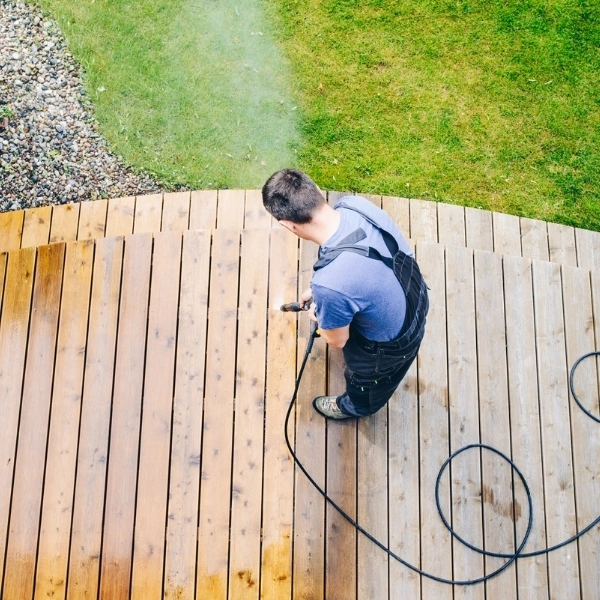 deck cleaning power washer