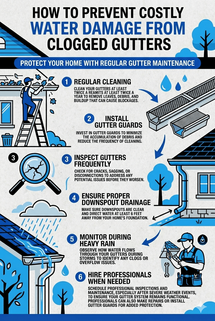 prevent-water-damage-from-clogged-gutters